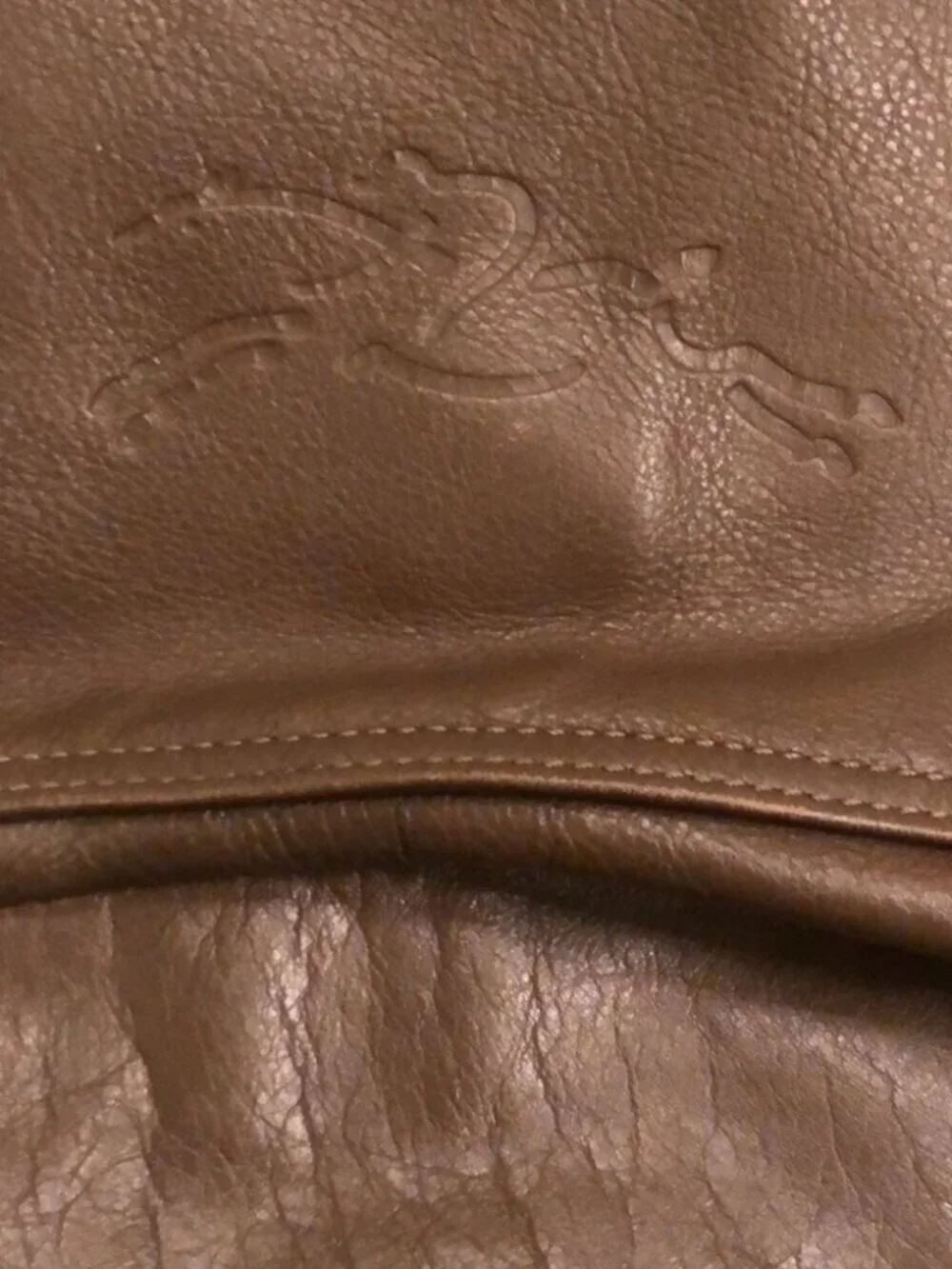 Vintage Longchamp leather flap carryall messenger satchel laptop shoulder bag